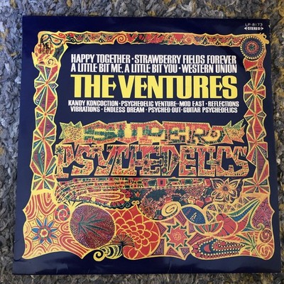 The Ventures - Super Psychedelics Vinyl Album 1967 Japan Red -RARE-
