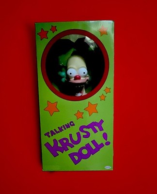 EVIL Krusty the Clown Talking Doll -  The Simpsons EVIL SWITCH ON BACK