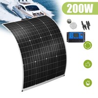 200W Flexibel Solarmodul Solarpanel 200 Watt 12V Mono FüR Wohnmobil Auto Camping