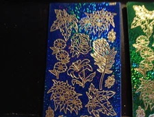 2X HOLOGRAPHIC  STICKERS SCRAPBOOKING NEW   (ST1060) ROSES