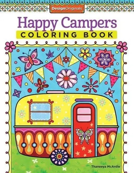 Happy Campers Coloring Book | Thaneeya Mcardle | Englisch | Taschenbuch | 2015-image