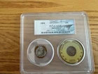 1854 ss central america Seated Liberty  Dime  Pinch Of Gold Pcgs XF45 Arrows