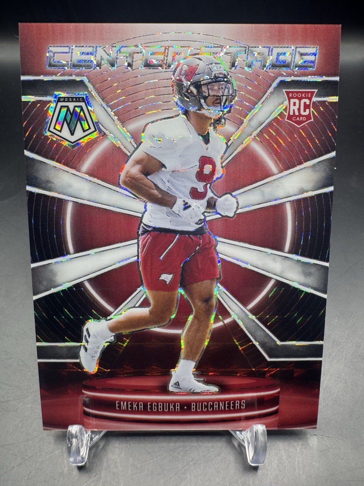 2025 Mosaic Emeka Egbuka Center Stage White Mosaic 18/25 #5 Buccaneers