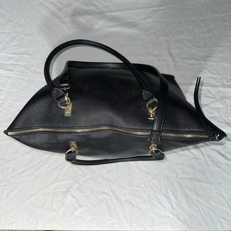 H&M Black Imitation Leather Shopper Purse - Image 3 of 4