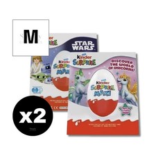 Kinder Surprise Egg Star Wars & Unicorn 100g | 2 Pack | Perfect for Easter