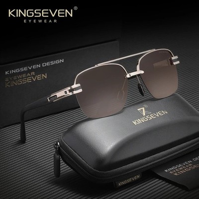 Luxus Sonnenbrille Herren Damen Unisex Pilot UV400 Polarisierte Gläser