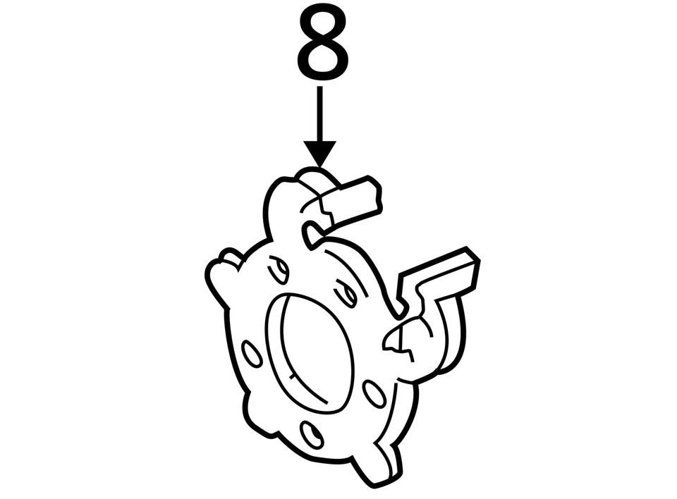 Ford F-450 Super Duty F-550 Super Duty 1999-2004 soporte F81Z2B292CA - NUEVO OEM Foto 4 de 4