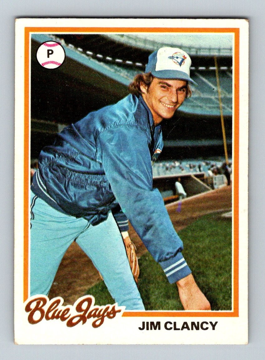 JIM CLANCY TORONTO BLUE JAYS ROOKIE TOPPS BASEBALL CARD 1978 | eBay