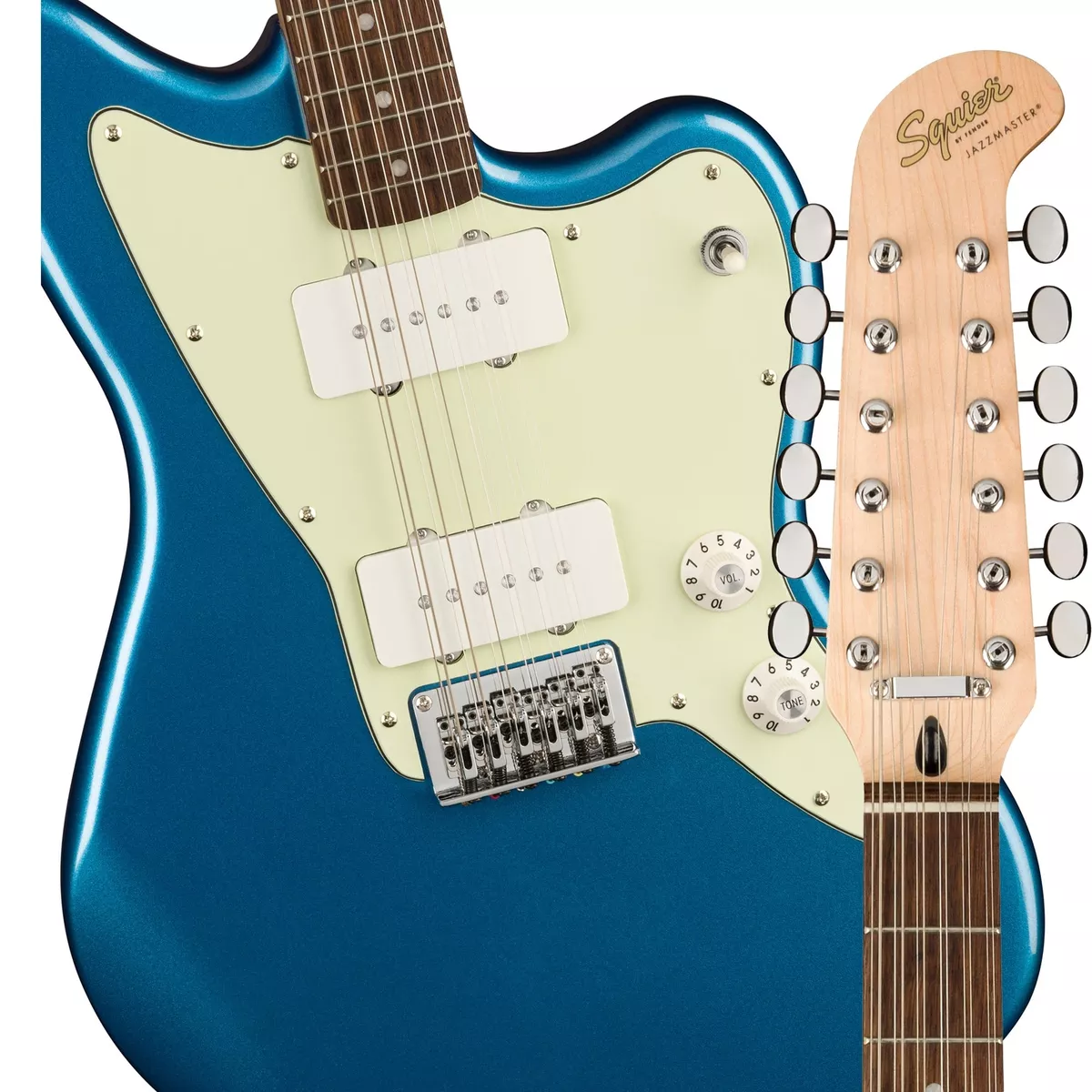 Squier Paranormal Jazzmaster XII 12 String Electric Guitar Lake