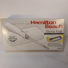 Hamilton Beach 74375 Electric Knife with Fork and Storage Case