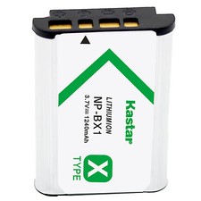 1x Kastar Battery for Sony NP-BX1 Type X CyberShot DSC RX100 HX400 AS10 WX350
