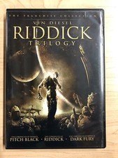 Riddick Trilogy Pitch Black, The Chronicles of Riddick, Dark Fury DVD - K0303