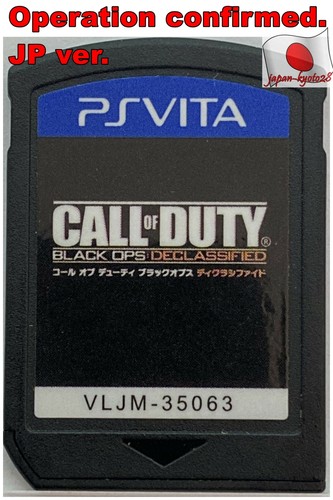 Sony PS Vita Game Cartridge – Killzone Mercenary & Call Of Duty Black Ops Declassified (Japanese Import, Cart Only)