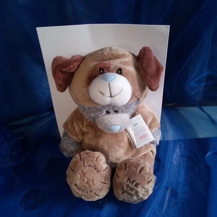 Réveil Me To You Tatty Teddy - Rose, Double Cloche, Quartz Vintage Années 90