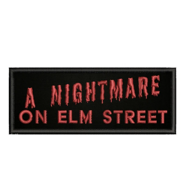 Nightmare on Elm Street Horror Movie Patch 4" Embroidered Iron-On Applique Scary