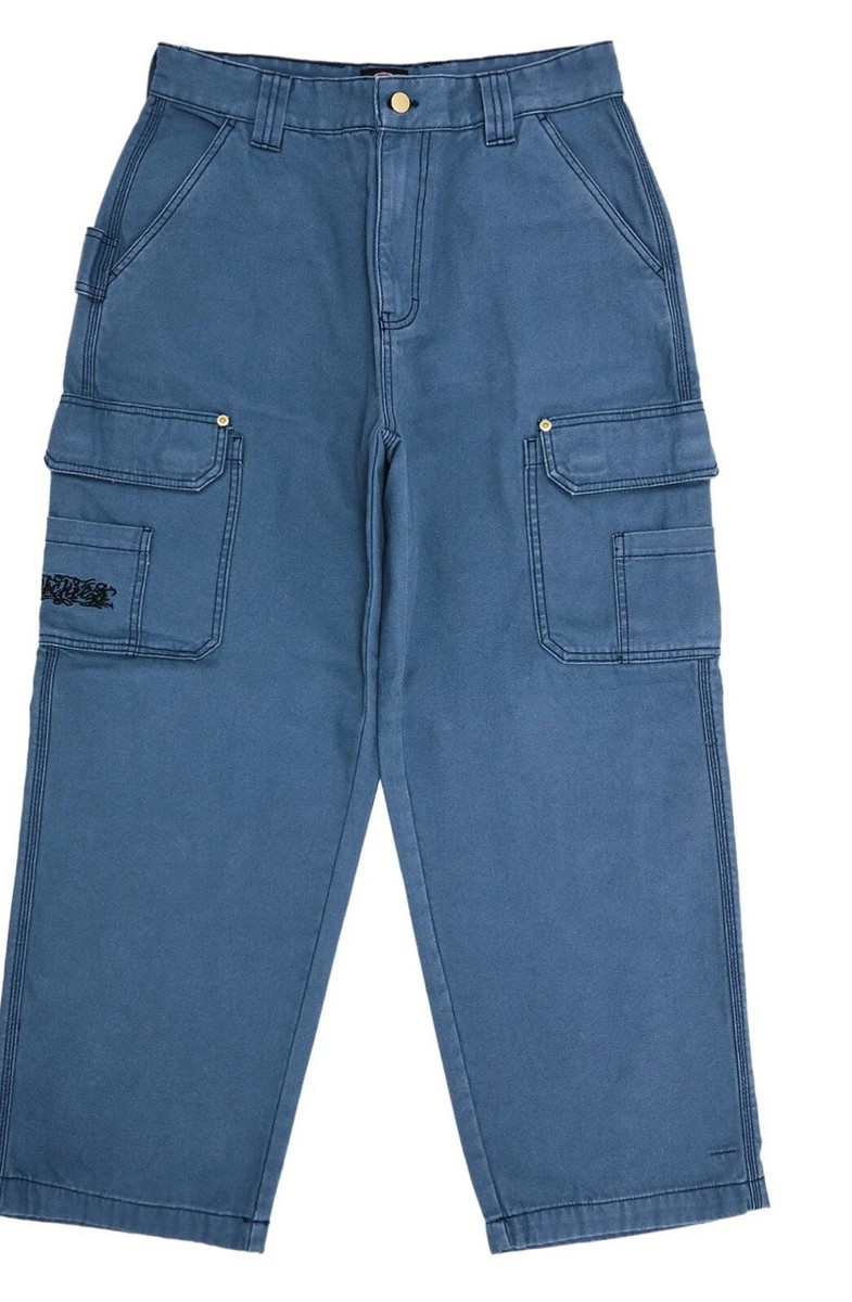 パンツ Supreme x Dickies Flannel Lined Cargo 30 Supreme x Dickies Flannel Lined Cargo Pant LT Blue Size 30