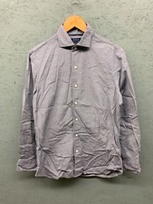 Polo Ralph Lauren Dress Shirt Men  s Medium Gray Slim Fit Stretch Poplin