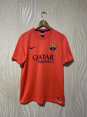 BARCELONA 2014 2015 AWAY SHIRT JERSEY NIKE 610597-672 sz M BARCELONA 2014 2015 AWAY SHIRT JERSEY NIKE 610597-672 sz M
