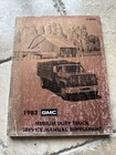 1983 Gmc Medium Duty Truck Factory Shop Service Repair Manual Supplement X-8333