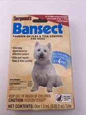 Sergent's Bansect Squeeze-On Flea & Tick Control For Dogs ( Over 7-33 lbs )