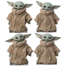 THE CHILD "Star Wars: The Mandalorian" Set of 4 CARDBOARD CUTOUT Standup Standee