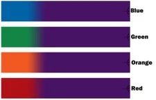 White Water Archery Purple Fade Solid 1 Arrow Wraps 15 Pc Pack Multiple Colors