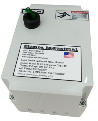 Elimia 5 HP Air Compressor Motor Starter – NEMA 4X, UL 508A, 22-32 Amp, 208-230V 1-Phase