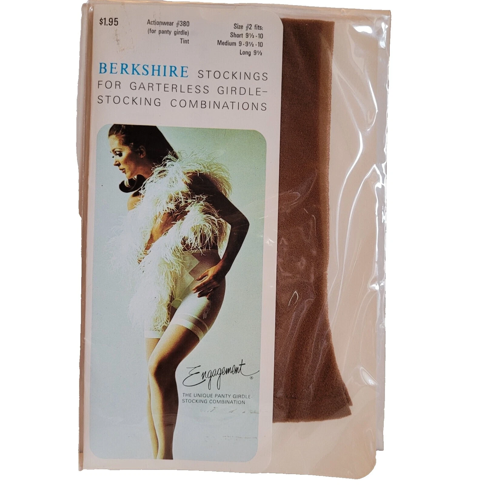 Medias de Nylon Pantimedias Vintage marrón y para De mujer