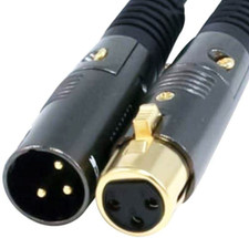 25ft XLR Male to XLR Female 16AWG Microphone Cable Premier Series MONOPRICE 4754