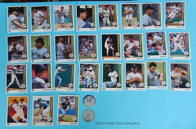 1989 Upper Deck Boston Red Sox Team Set 27 Cards Boggs Smith Combine Shipping