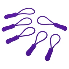 Zipper Pulls Replacement 30pc Extension Cord Handle Fix Tag Extender Purple