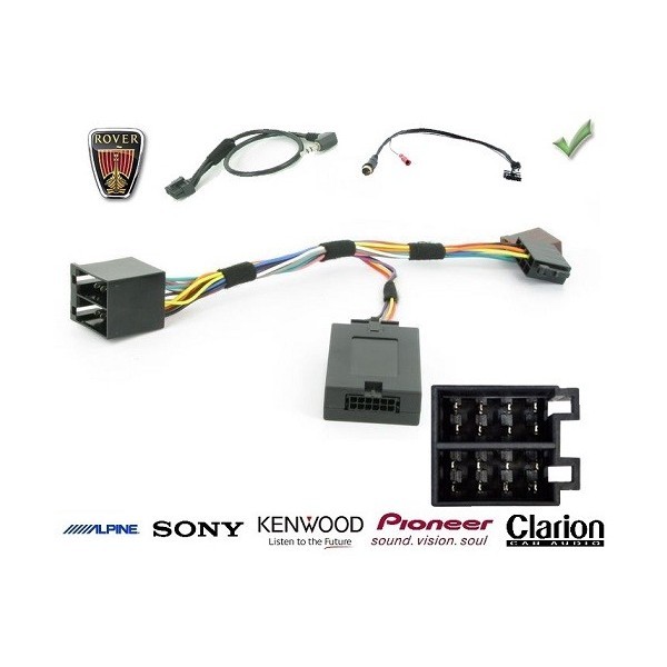 Commande au volant Rover 75 : la solution ISO complète pour piloter un poste Kenwood de 2005