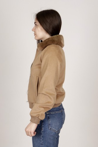 MAX MARA 100% Сamelhair Zip Jacket US6 UK8 IT40 - Picture 19 of 20