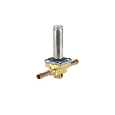 Danfoss 032L1212 Solenoid Valve 3/8 in ODF x 3/8 in ODF Normally Closed NC EVR 6