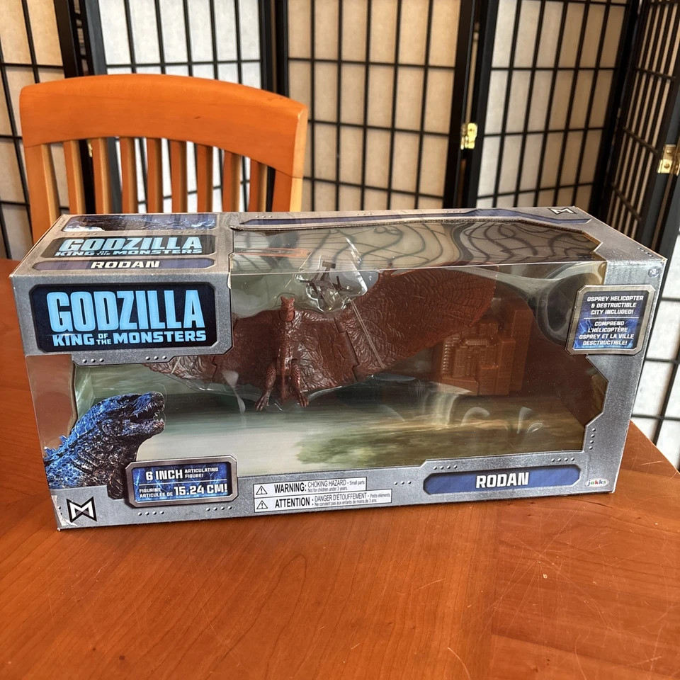 Jakks Pacific Godzilla: King of the Monsters King 2019 6" juego de caja Rodan nuevo Foto 2 de 4