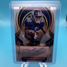 Panini 2025 Select Signatures Prizm Autograph Mario Manningham #SIP-MMM Giants …