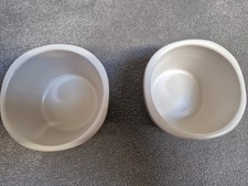 2 Used Small Cream Ramakins