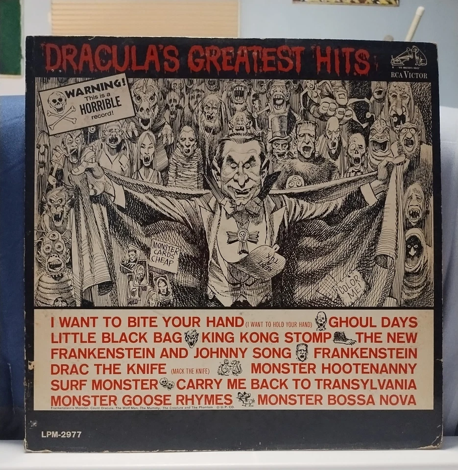 DRACULA'S GREATEST HITS Gene Moss-Billy Lee Riley SCARCE 1964 RCA/VICTOR LP Hear - Image 2 of 4