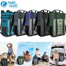 40 Cans Backpack Cooler Insulated Leakproof Double Deck Lunch Bag Camping Picnic