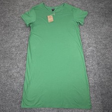 Patagonia T Shirt Dress Womens L Green Regenerative Organic Cotton NWT Outdoor