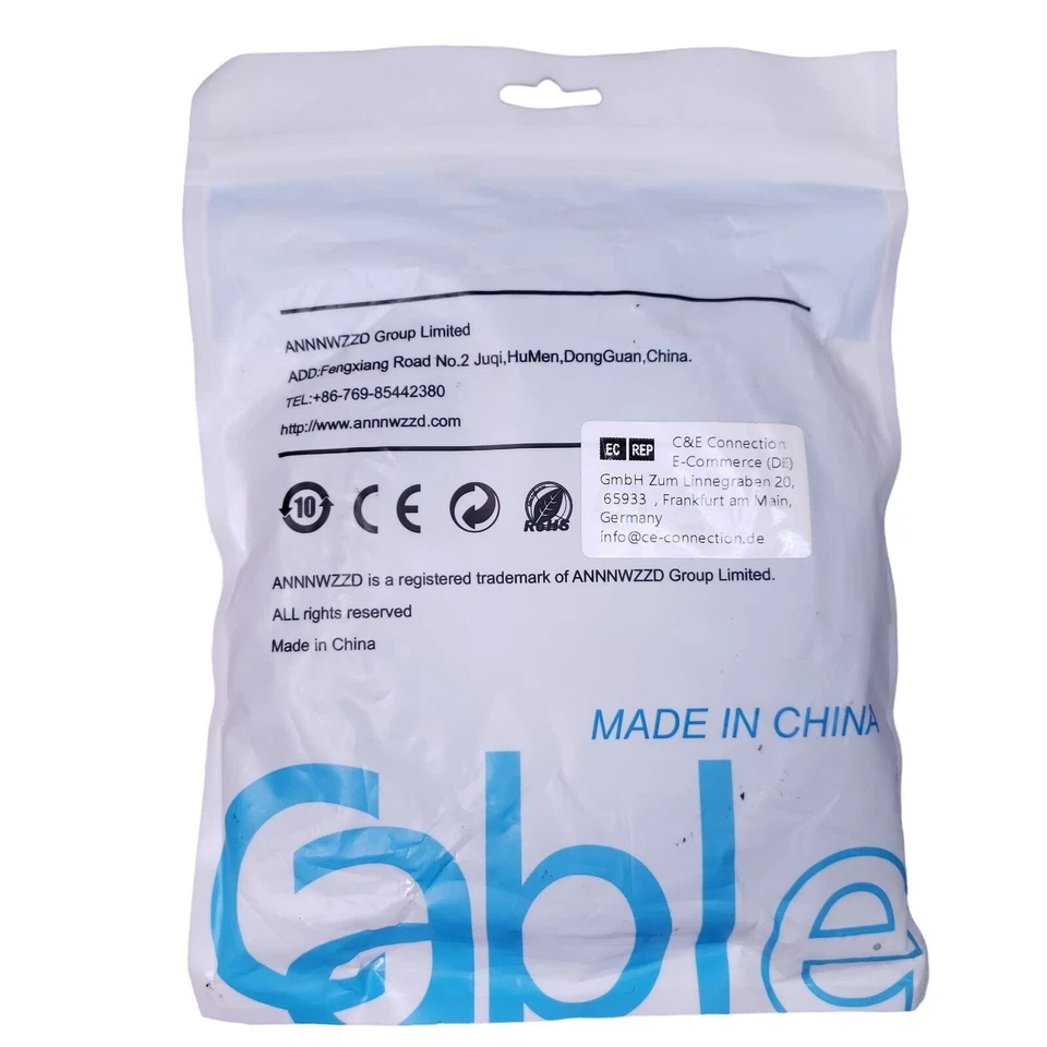 8K DisplayPort Cable 10FT Ultra HayPort DP1.4 Cable DP Male to DP Male - Image 2 of 2