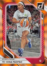 2026 Donruss WNBA #18 Te-Hina Paopao Orange Laser #/299