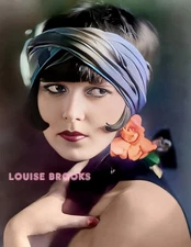 LOUISE BROOKS #75 BEAUTIFULLY COLORIZED PHOTO 11 X 8.5 SHIPS FREE