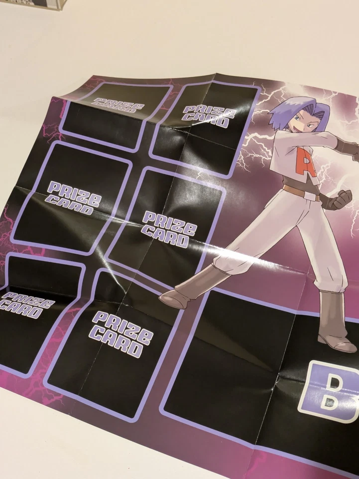 EMPTY Pokemon TCG EX Team Rocket Returns Theme Deck OPEN Box Rule Book Game Mat - Image 4 of 4