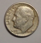 1949  D   Roosevelt Dime 90% Silver