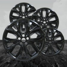 Gloss Black 5 V Spoke 20 Wheel Skins For 2020-2024 Ford Explorer Xltlimited Gloss Black 5 V Spoke 20 Wheel Skins For 2020-2024 Ford Explorer Xltlimited