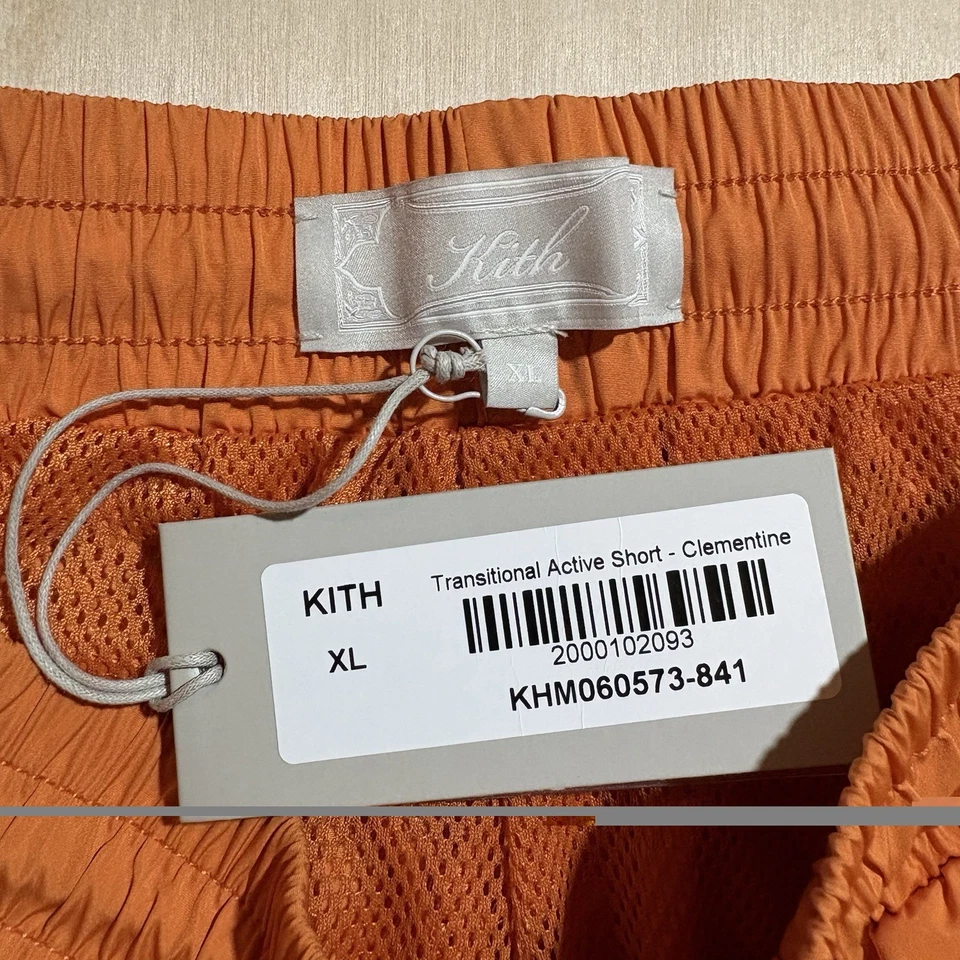 Pantalón Corto Kith Transitional Active Clementine Talla XL Nuevo Foto 4 de 4