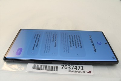 Samsung Galaxy S22 Ultra 5G 256GB Black - Unlocked AT&T T-Mobile Verizon 7637471