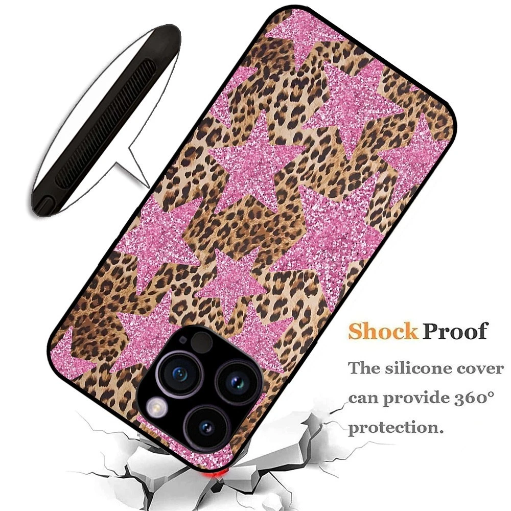 Leopard Matte Phone Cover Case For Apple iPhone XR/XS/6/7/8/11/12/12 Pro Max - Picture 2 of 17