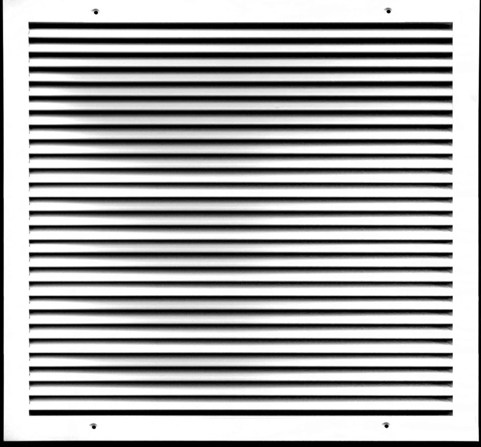 Rejilla de retorno de aluminio HVAC Premium 22" X 22" - Fácil flujo de aire - Barra lineal... Foto 2 de 4